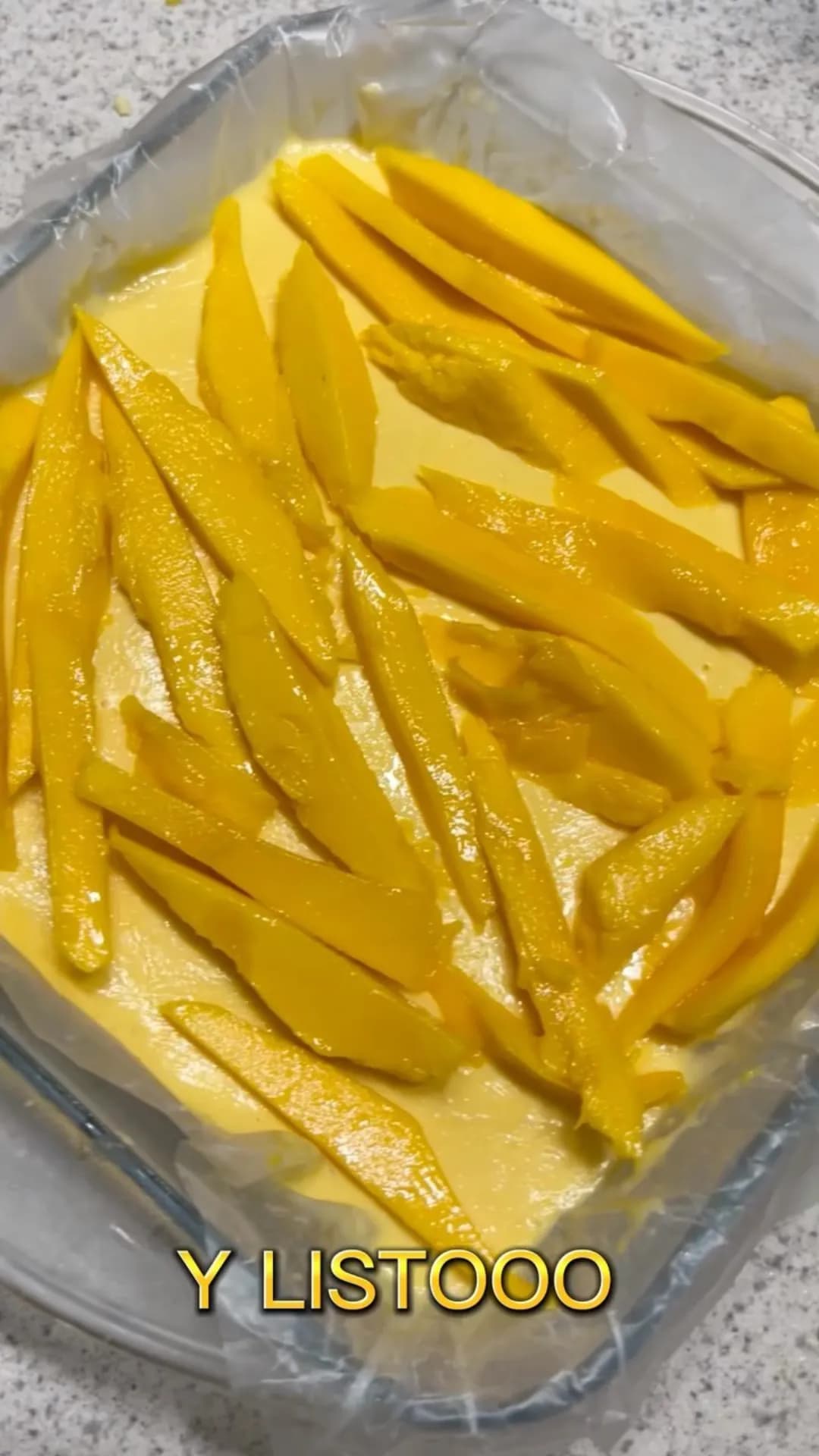 Cheesecake saludable de mango